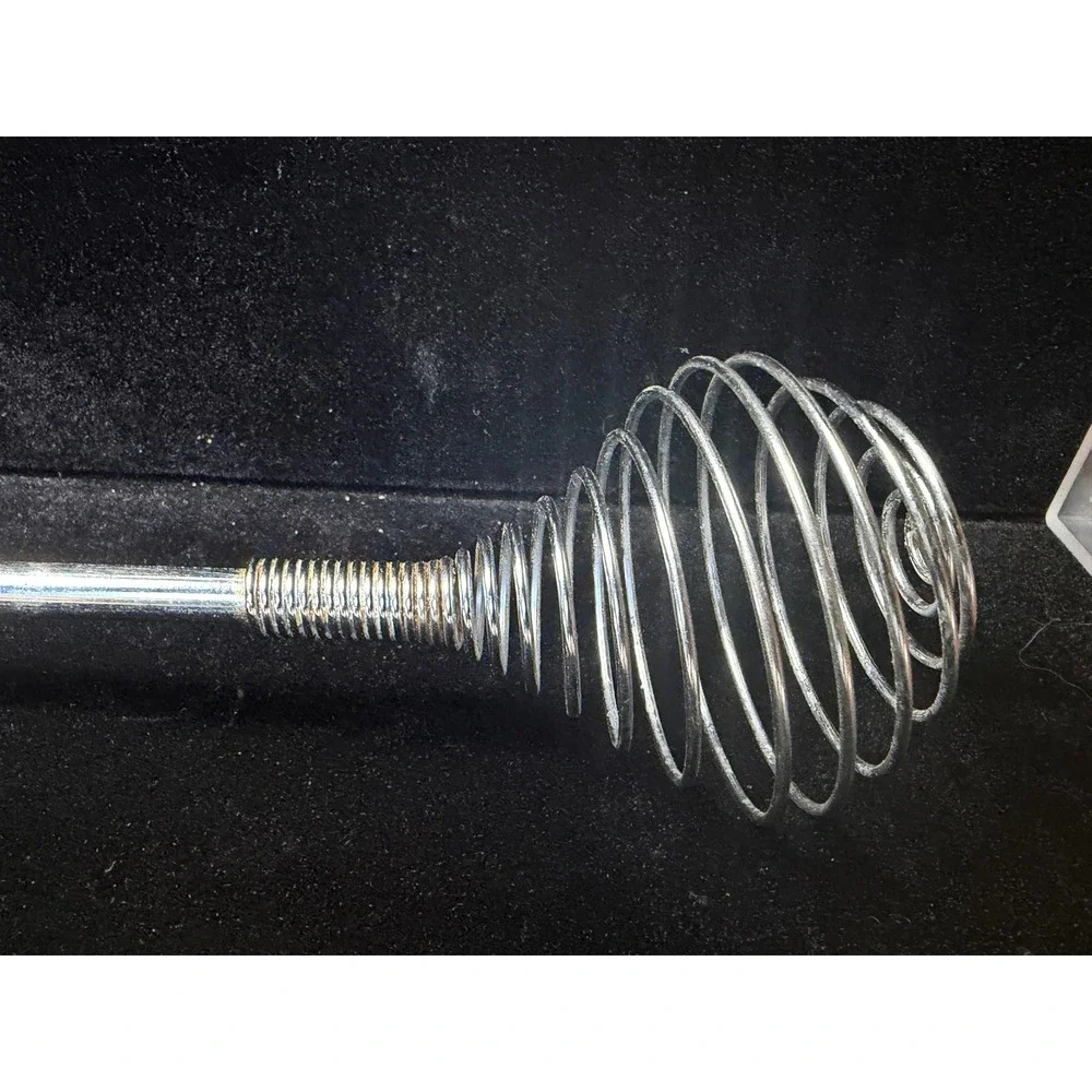 Vintage Kitchen‎ Utensil Set Melamine Ladle Whisk Slotted Spoon Stainless Steel